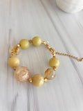 'Gisélle' | New Jade with Golden Healer Bracelet